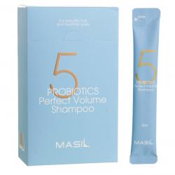 Шампунь для объема волос с пробиотиками в саше MASIL 5 Probiotics Perfect Volume Shampoo 20 шт.*8 мл