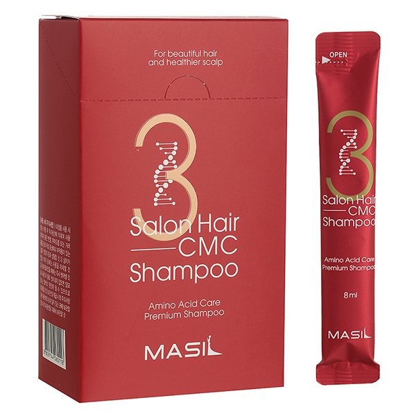 Набор шампуней для волос с аминокислотами MASIL 3 SALON HAIR CMC Shampoo stick pouch (20шт*8мл)