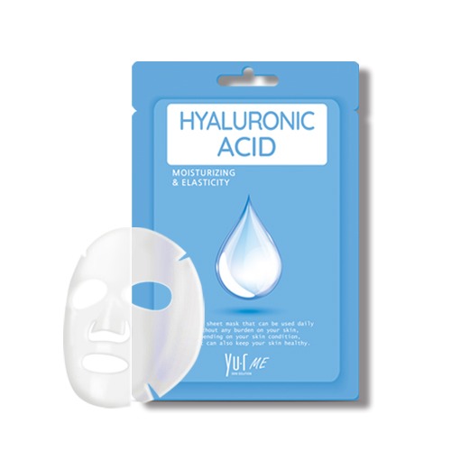Маска для лица с гиалуроновой кислотой YU.R Me Hyaluronic Acid Sheet Mask, 5 шт.
