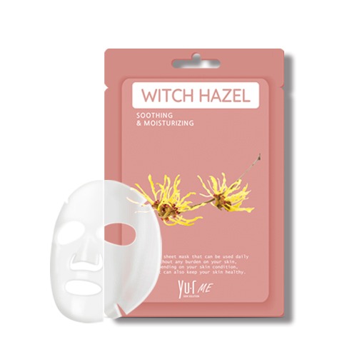 Маска для лица с экстрактом гаммамелиса YU.R ME Witch Hazel Sheet Mask, 5 шт.
