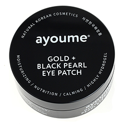 Гидрогелевые патчи с золотом и черным жемчугом AYOUME Gold + Black Pearl Eye Patch 60 шт