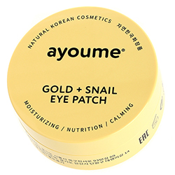 Гидрогелевые патчи с улиточной слизью и коллоидным золотом AYOUME Gold + Snail Eye Patch 60 шт