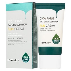 Восстанавливающий солнцезащитный крем, SPF50+ / PA++++ FarmStay Cica Farm Nature Solution Sun Cream 50 г
