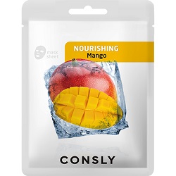 Питательная тканевая маска с экстрактом манго CONSLY Mango Nourishing Mask Pack, 5 шт.