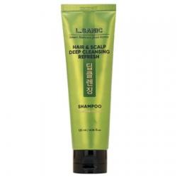 Освежающий шампунь для глубокого очищения волос и кожи головы L.Sanic Hair & Scalp Deep Cleansing Refresh Shampoo, 120 мл