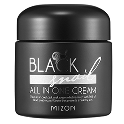 Многофункциональный крем для лица с муцином черной улитки MIZON Black Snail All in One Cream 75 мл