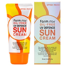 Солнцезащитный крем без содержания масел FarmStay Oil-Free UV Defence Sun Cream SPF50+ PA+++ 70 мл