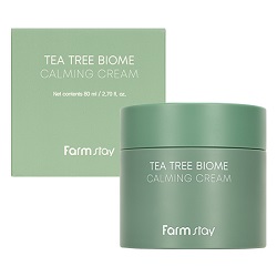 Успокаивающий крем с экстрактом чайного дерева FarmStay Tea Tree Biome Calming Cream 80 мл